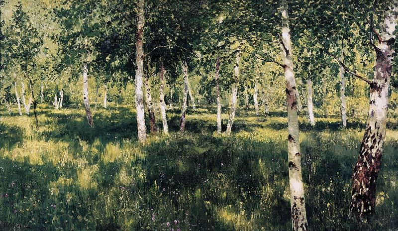 Isaac Levitan Birch Forest China oil painting art